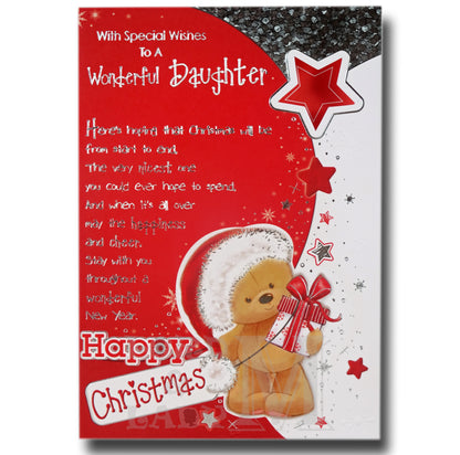 19cm - .. Wishes To A Wonderful Daughter - BGC