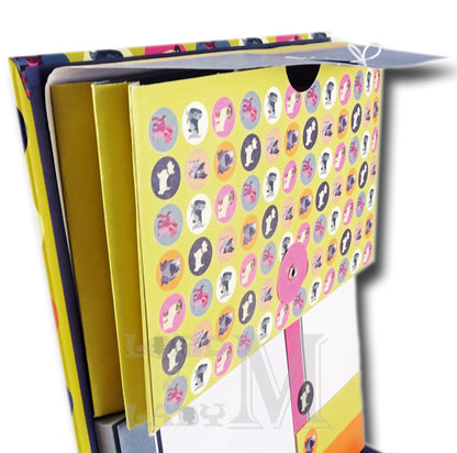 Dot The Dog Weekly Planner Organiser - Sticky Notes Memo Pad Weekly Notepad