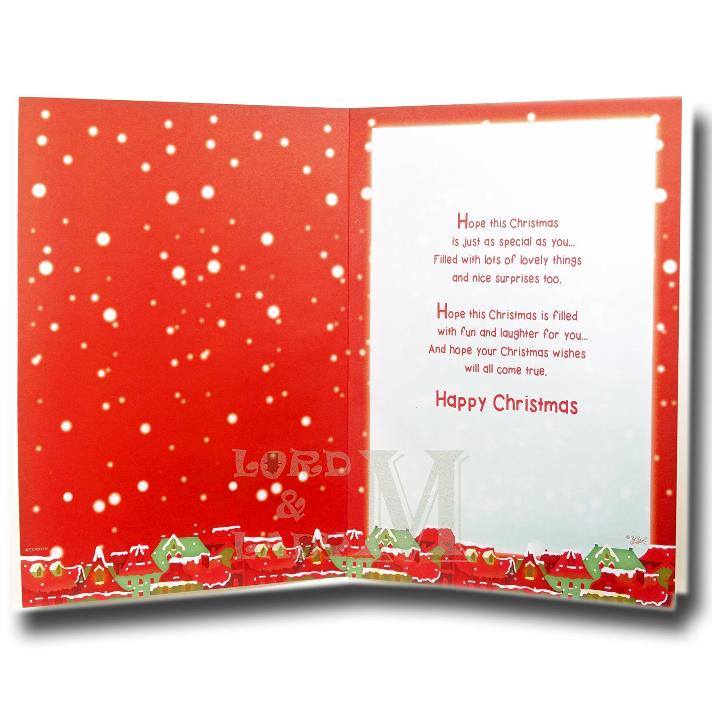 25cm - Christmas Hugs ... - Lge Letter - DGC
