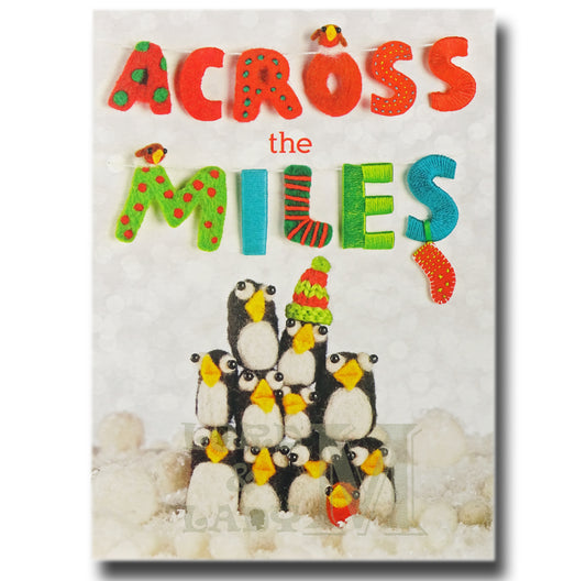 17cm - Across The Miles - Knitted Penguins - OH