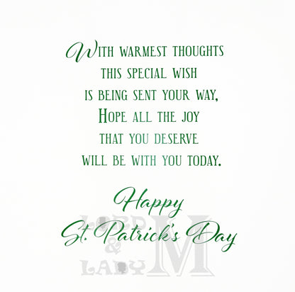 19cm - Special Wishes On St. Patrick's Day - BGC