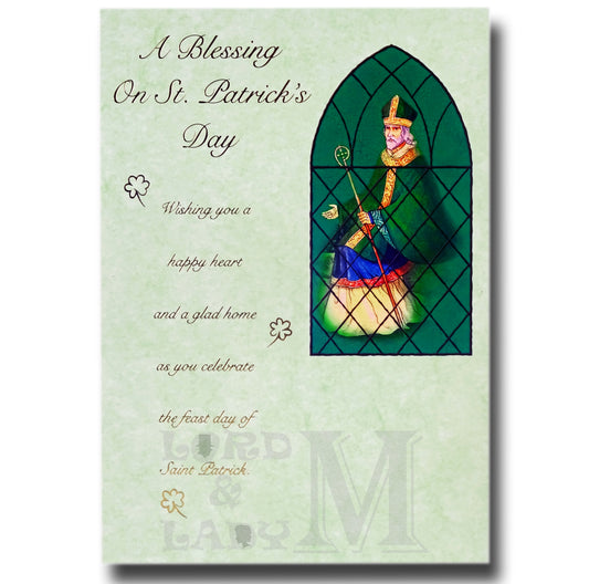 20cm - A Blessing On St. Patrick's Day Wishing -BG