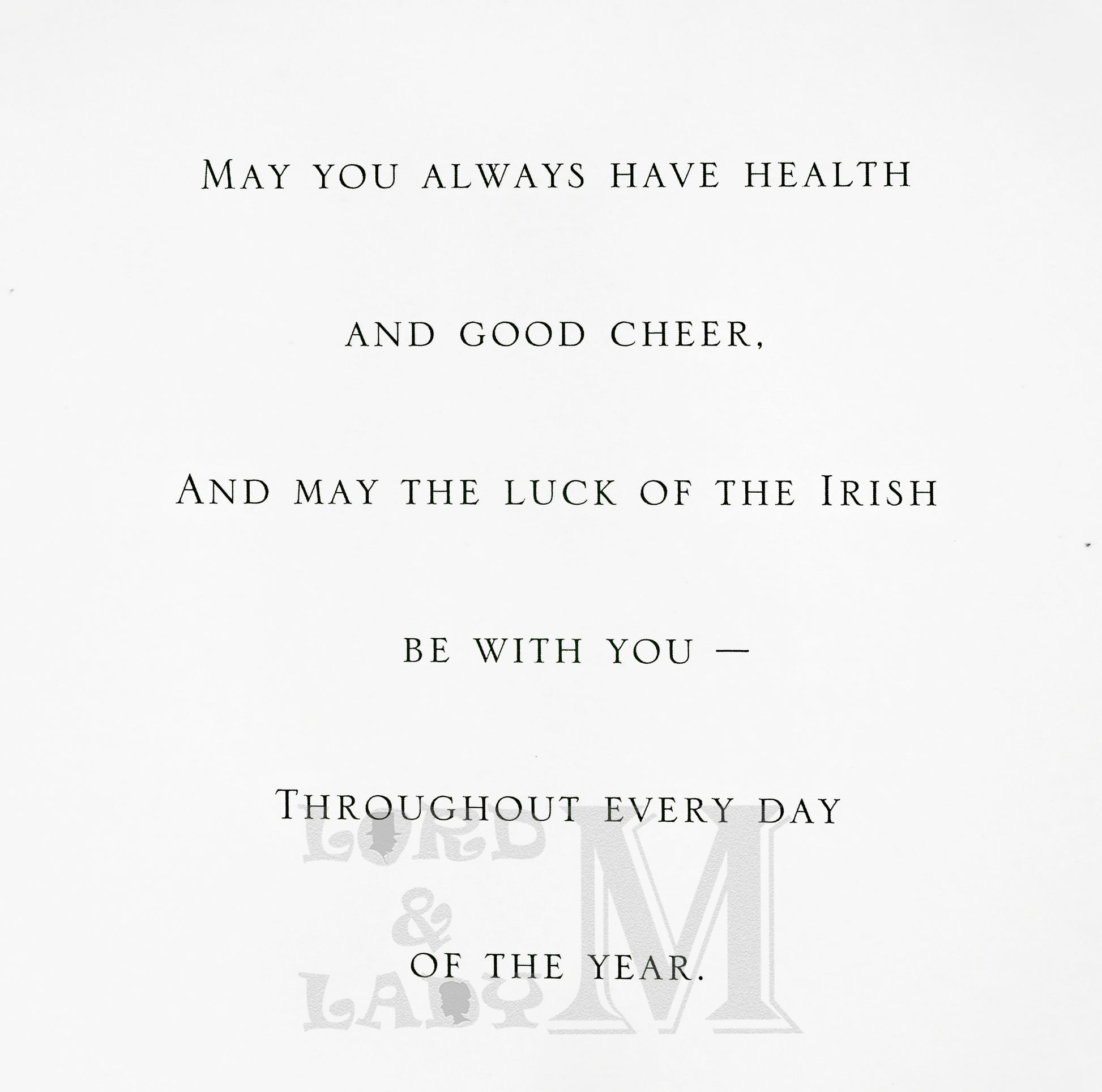 20cm - Wishing You Joy On St. Patrick's Day - BGC