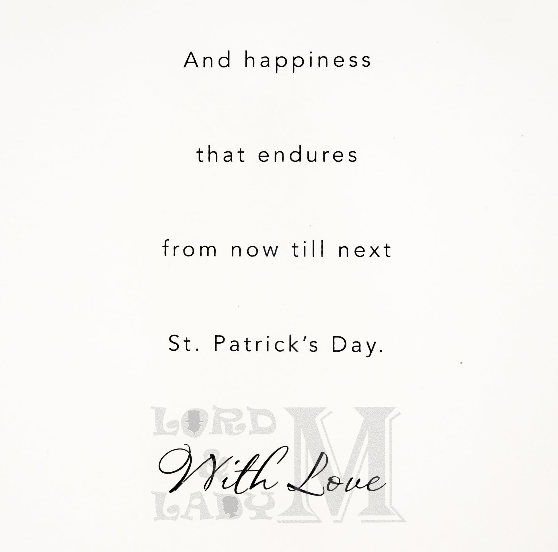 20cm - St. Patrick's Day Wishes Wishing You - BGC