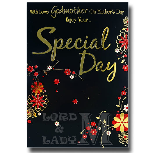 19cm - With Love Godmother On Mother's Day - BGC