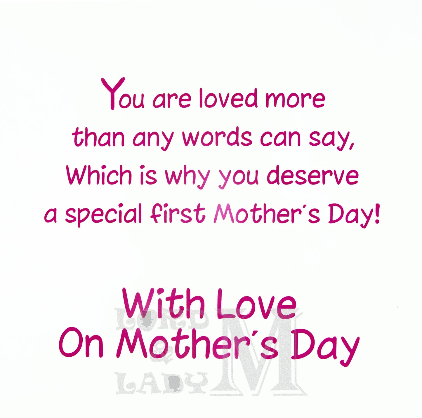 19cm - On Your 1st Mother's Day With Special - BGC