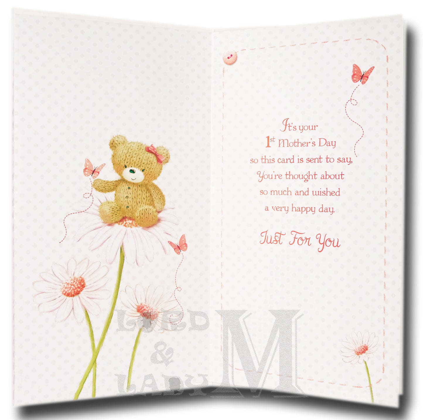 23cm - Special Wishes On Your 1st Mother's Day -BG