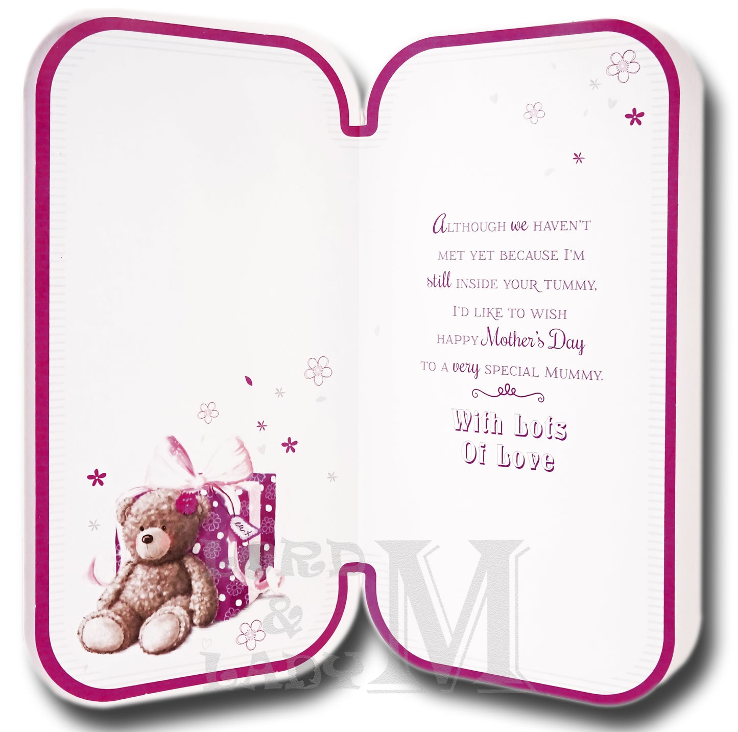 23cm - Mother's Day Wishes With Love From The -BGC