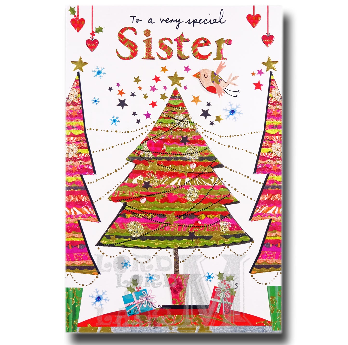 21cm - To A Very Special Sister - Xmas Tree - OH