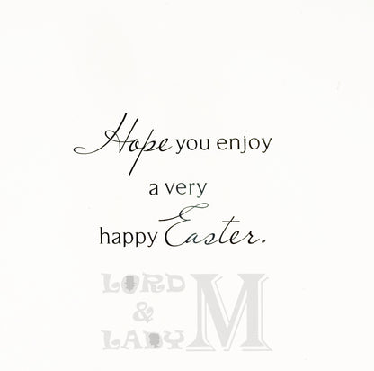 19cm - Happy Easter To All The Family - E