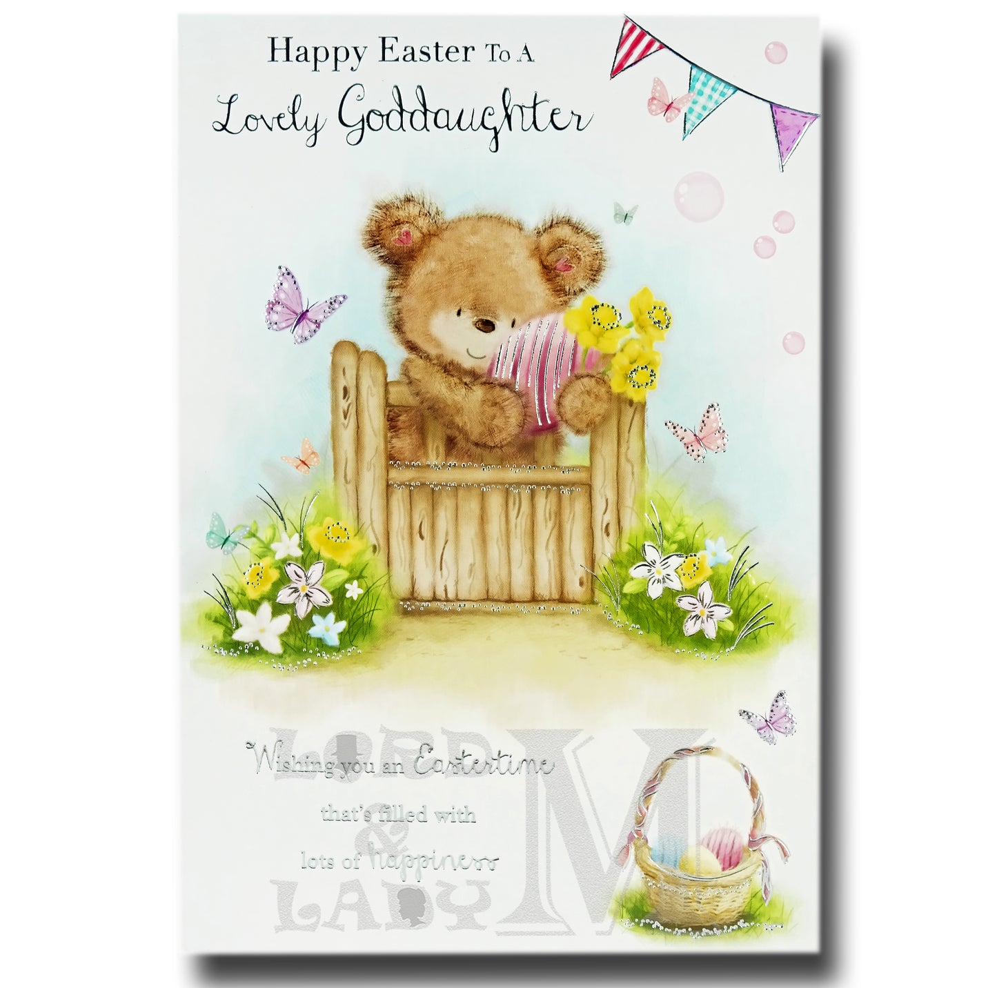 19cm - Happy Easter To A Lovely Goddaughter - BGC