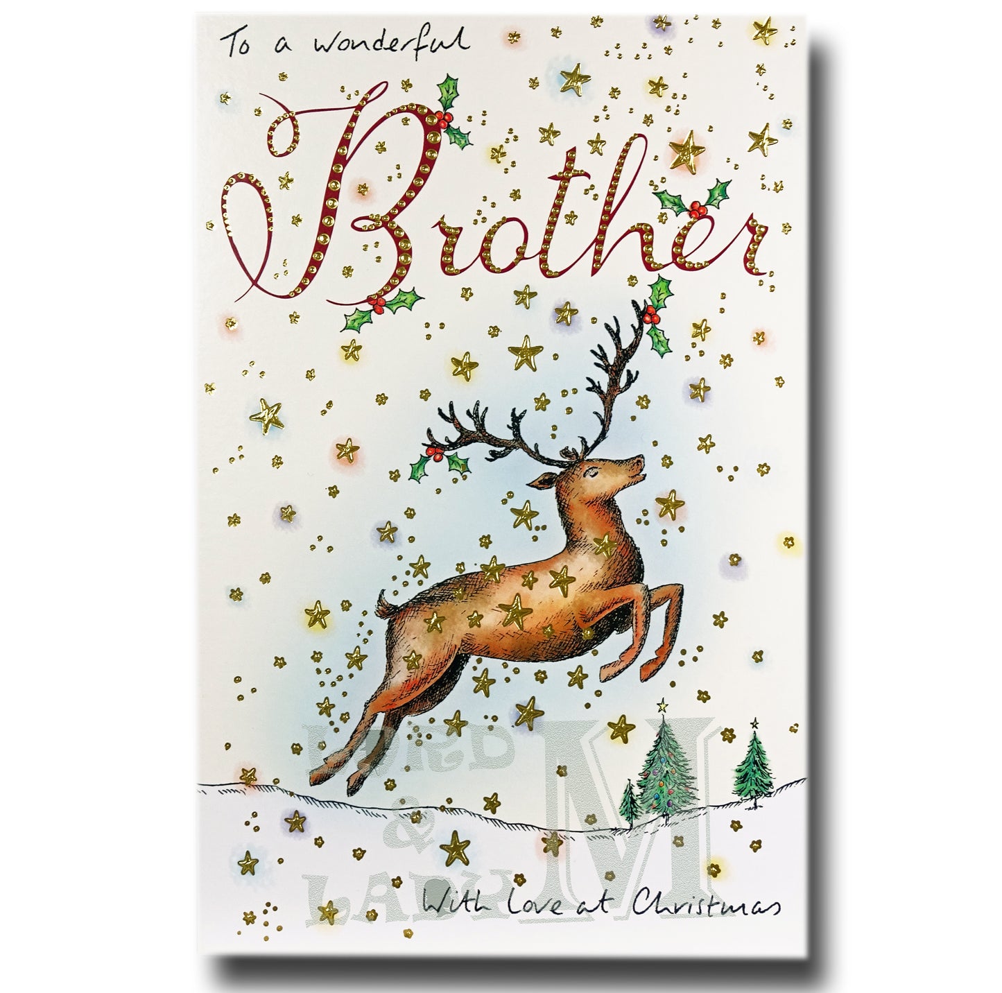 21cm - To A Wonderful Brother - Reindeer - OH