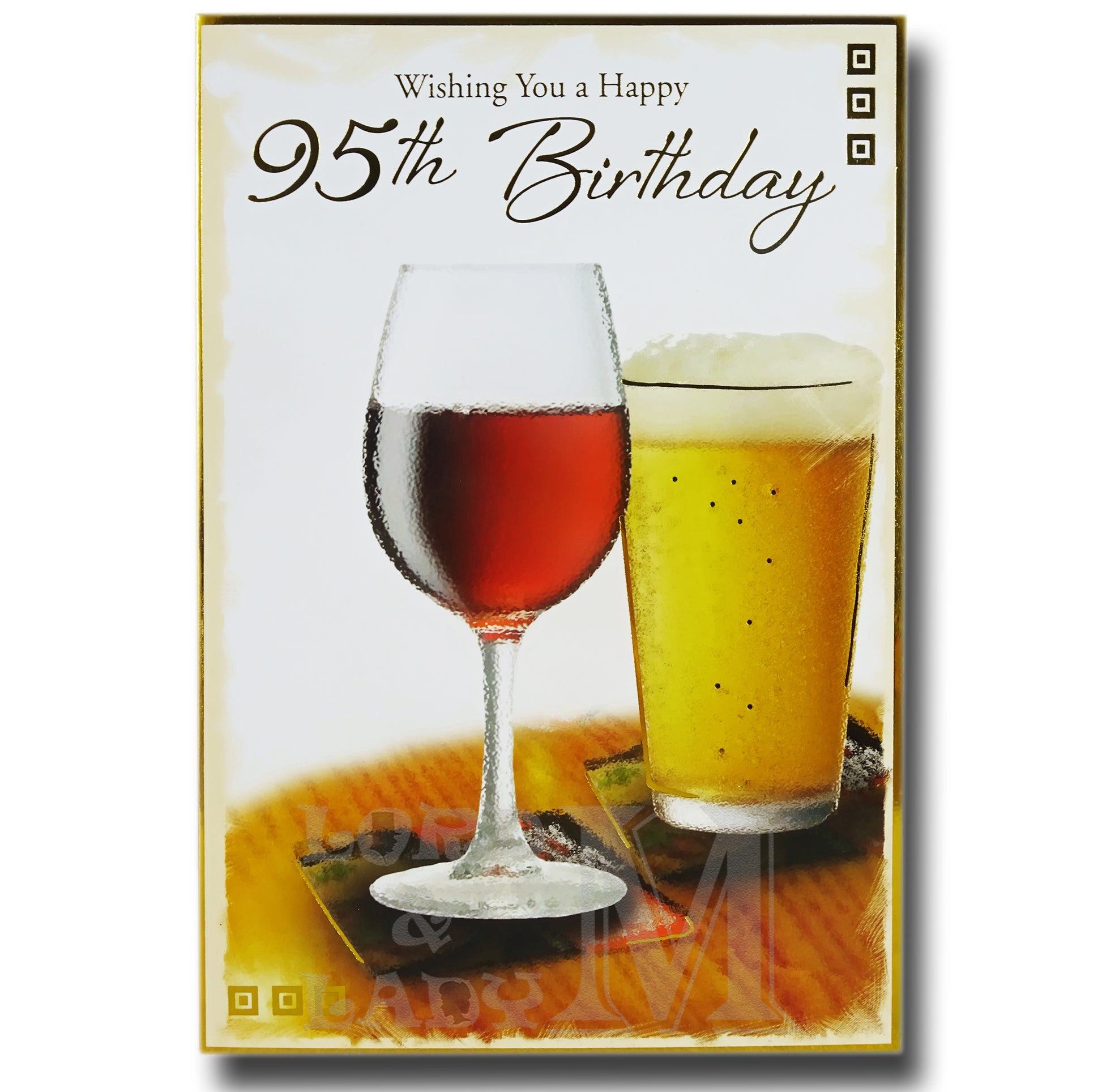 19cm - Wishing You A Happy 95th Birthday - GH