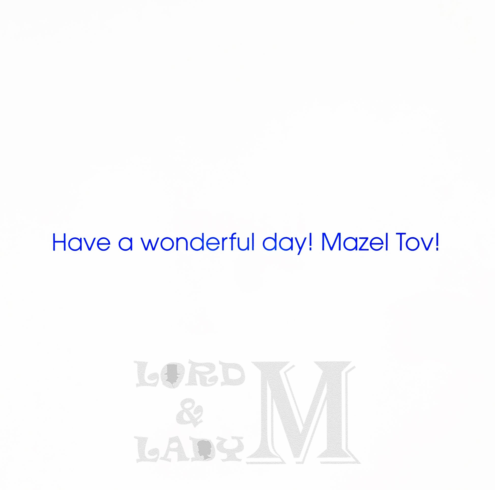 15cm - Mazel Tov On Your Bat Mitzvah You're ..- DV