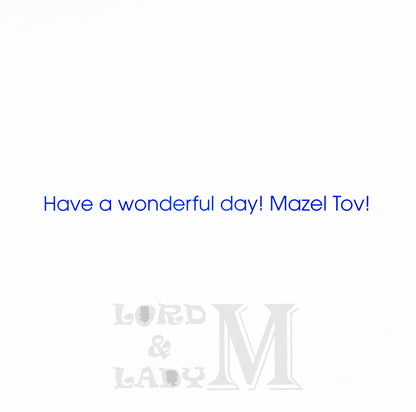 15cm - Mazel Tov On Your Bat Mitzvah You're ..- DV