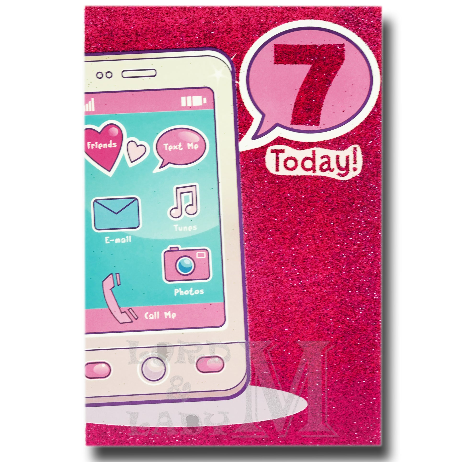 20cm - 7 Today! - Mobile Phone Pink - E