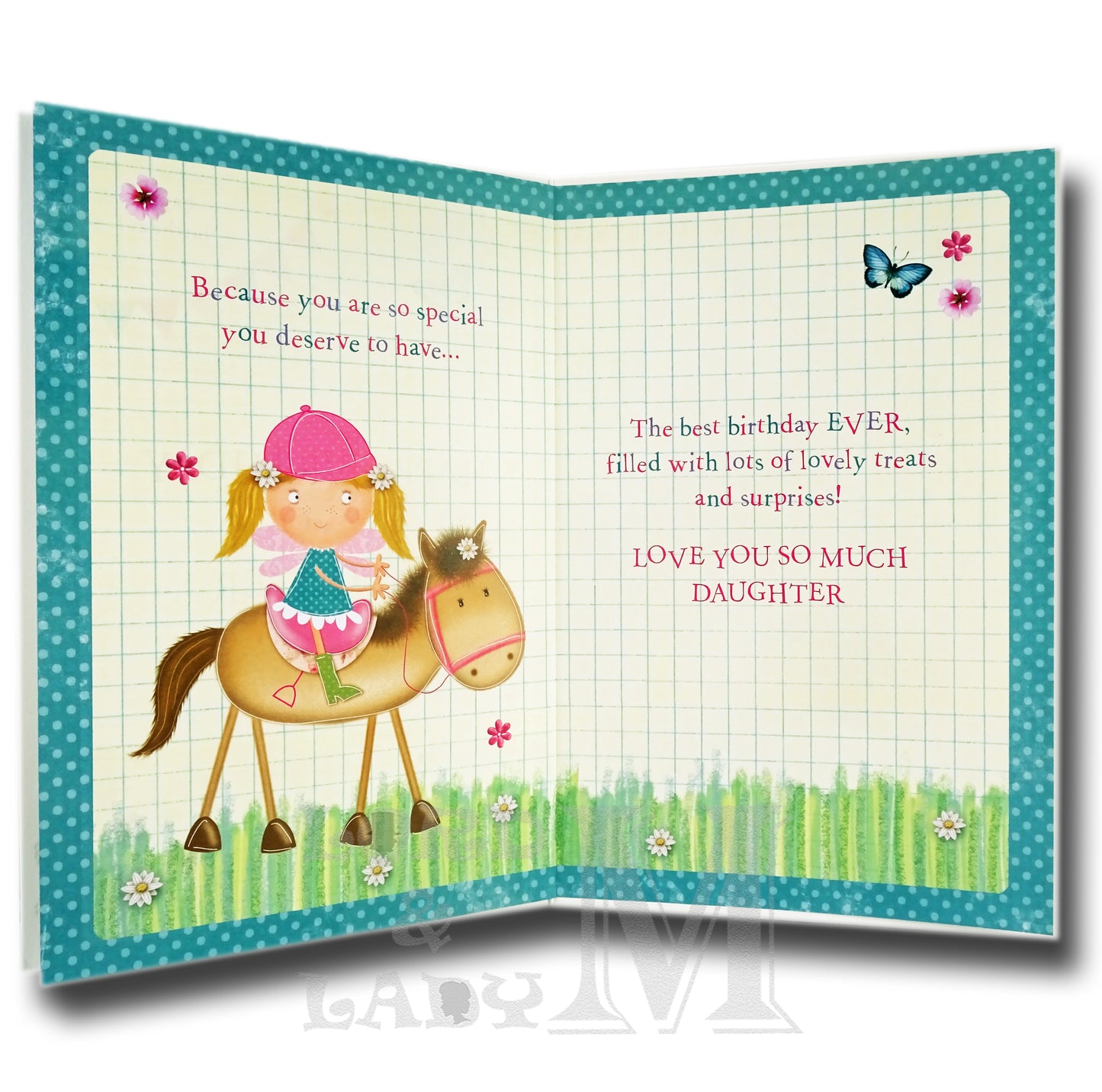 23cm - Just For You Daughter - Horse Girl - E