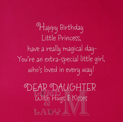 19cm - Happy Birthday Daughter - Girl Dress Up - E