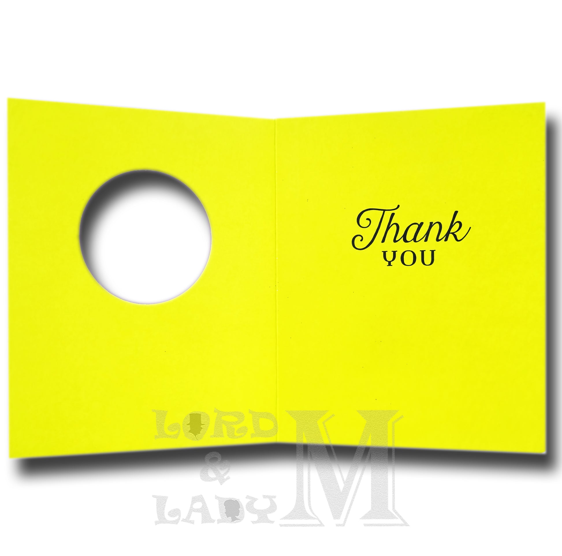 17cm - Thank You - Neon Ink - RV