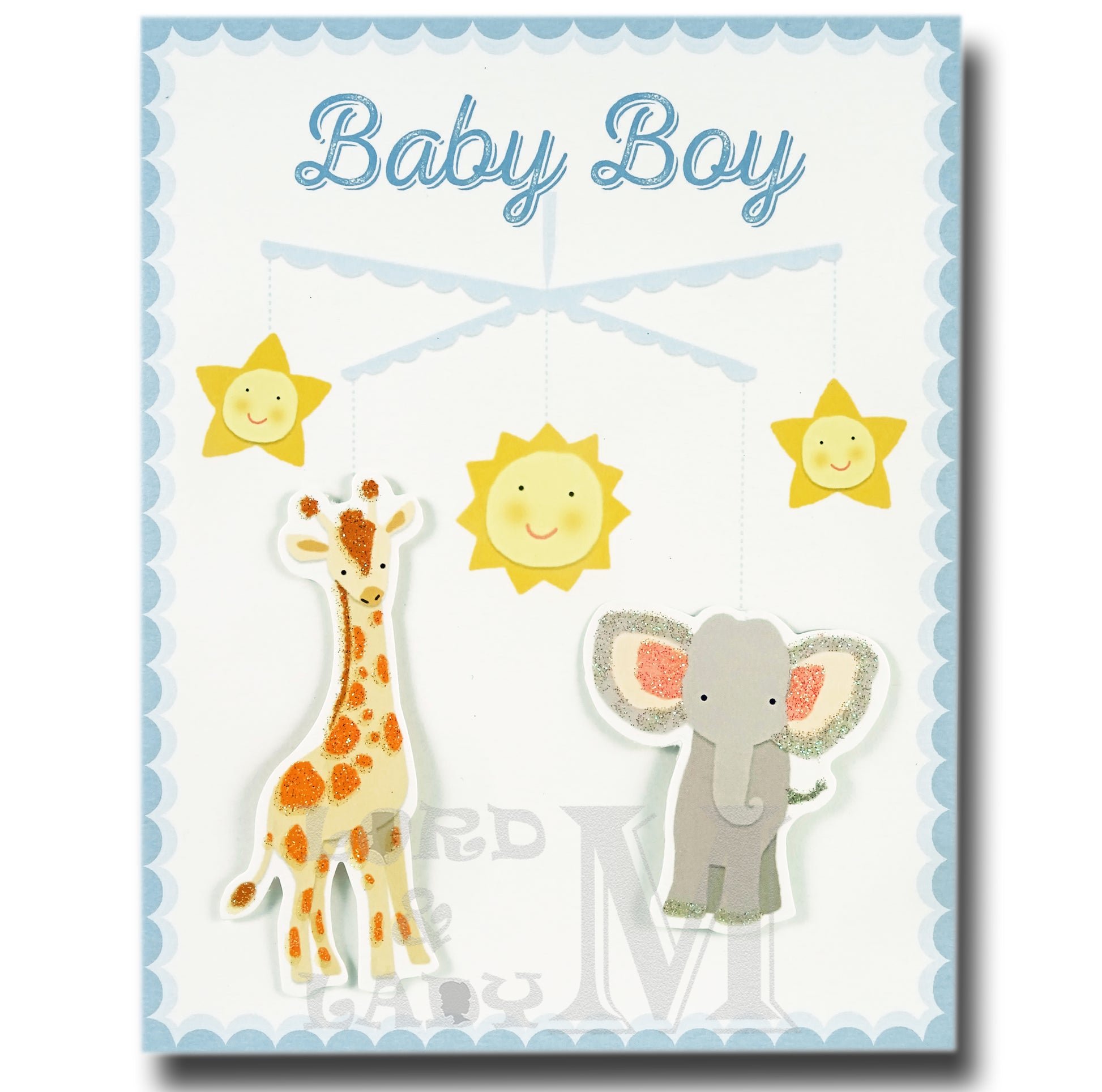 17cm - Baby Boy - Giraffe Elephant - RV