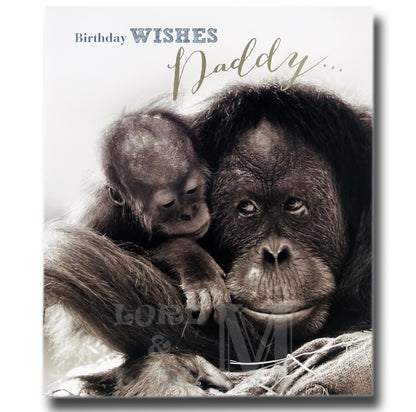 18cm - Birthday Wishes Daddy ... - 2 Apes - ASD