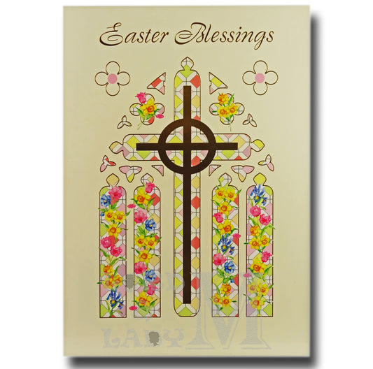 19cm - Easter Blessings - Cross - E