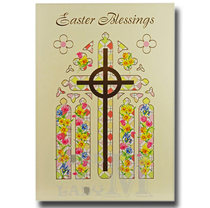 19cm - Easter Blessings - Cross - E