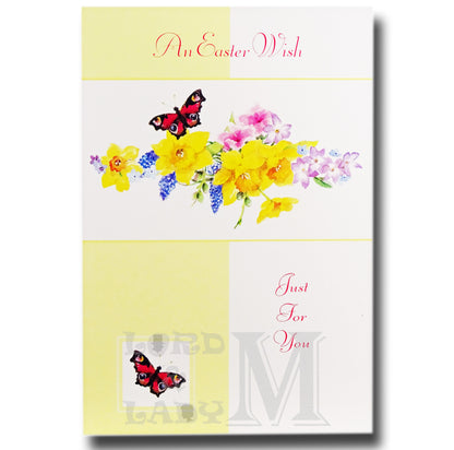 15cm - An Easter Wish Just For You - Butterfly - E
