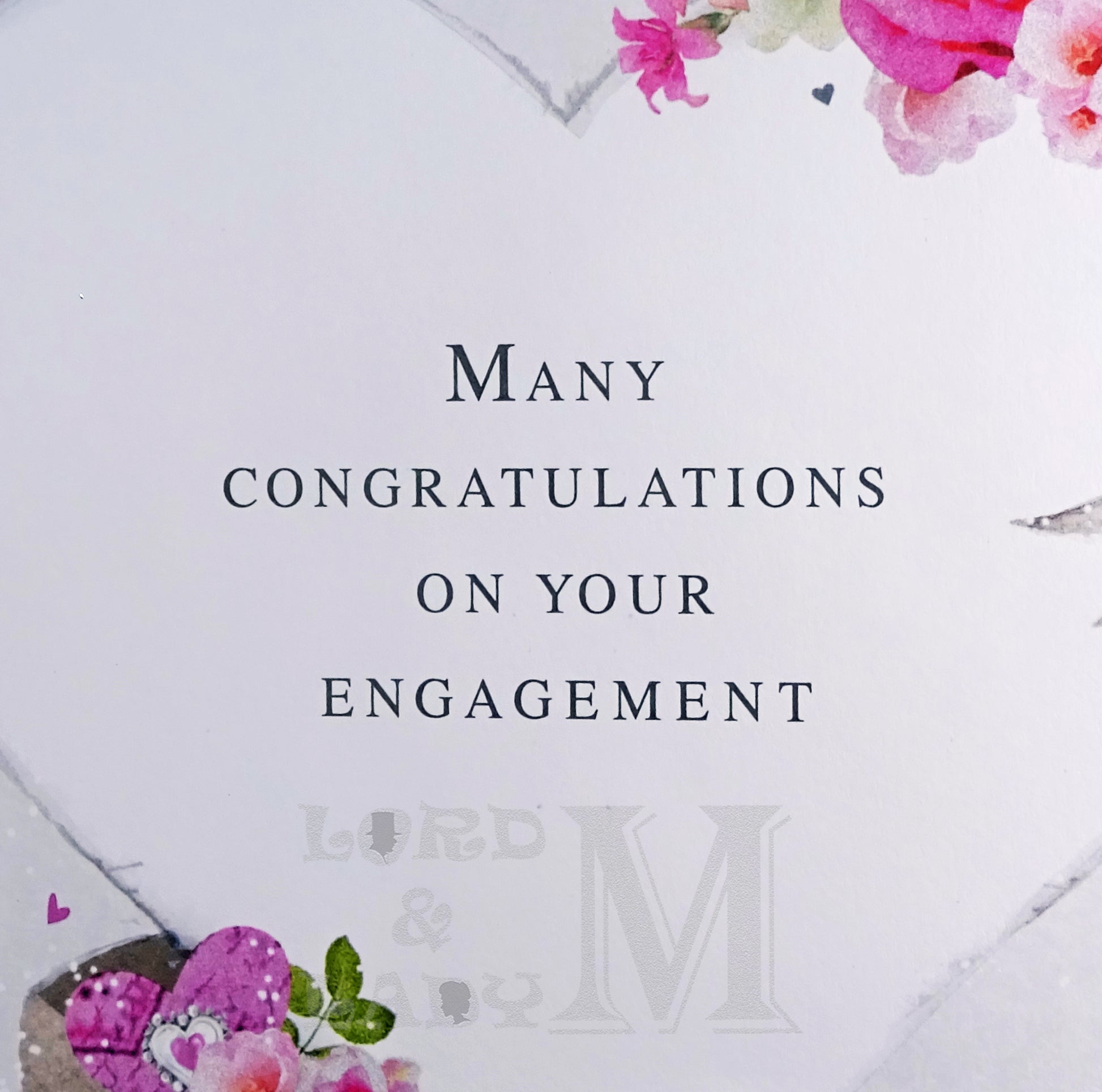 23cm - On Your Engagement With Best Wishes - CWH