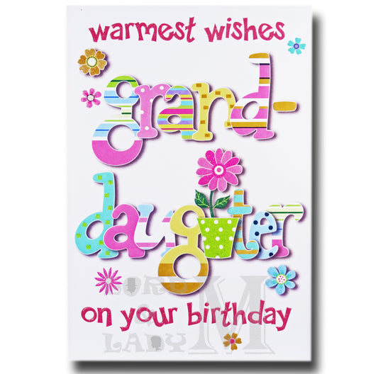 23cm - Warmest Wishes Grand-daughter On ... - CWH