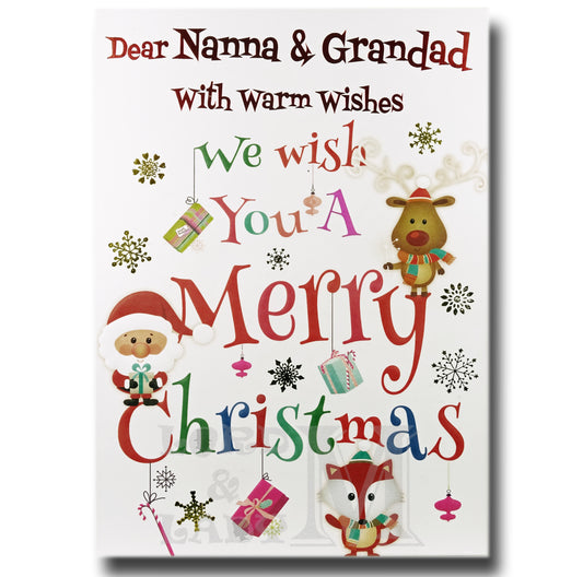 19cm - Dear Nanna & Grandad ... We Wish You - DGC