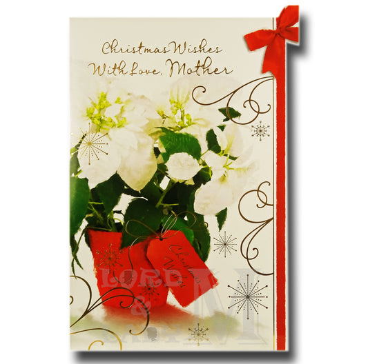 23cm - Christmas Wishes With Love, Mother - E