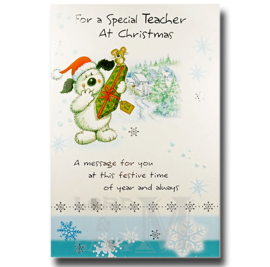 23cm - For A Special Teacher At Christmas - BGC