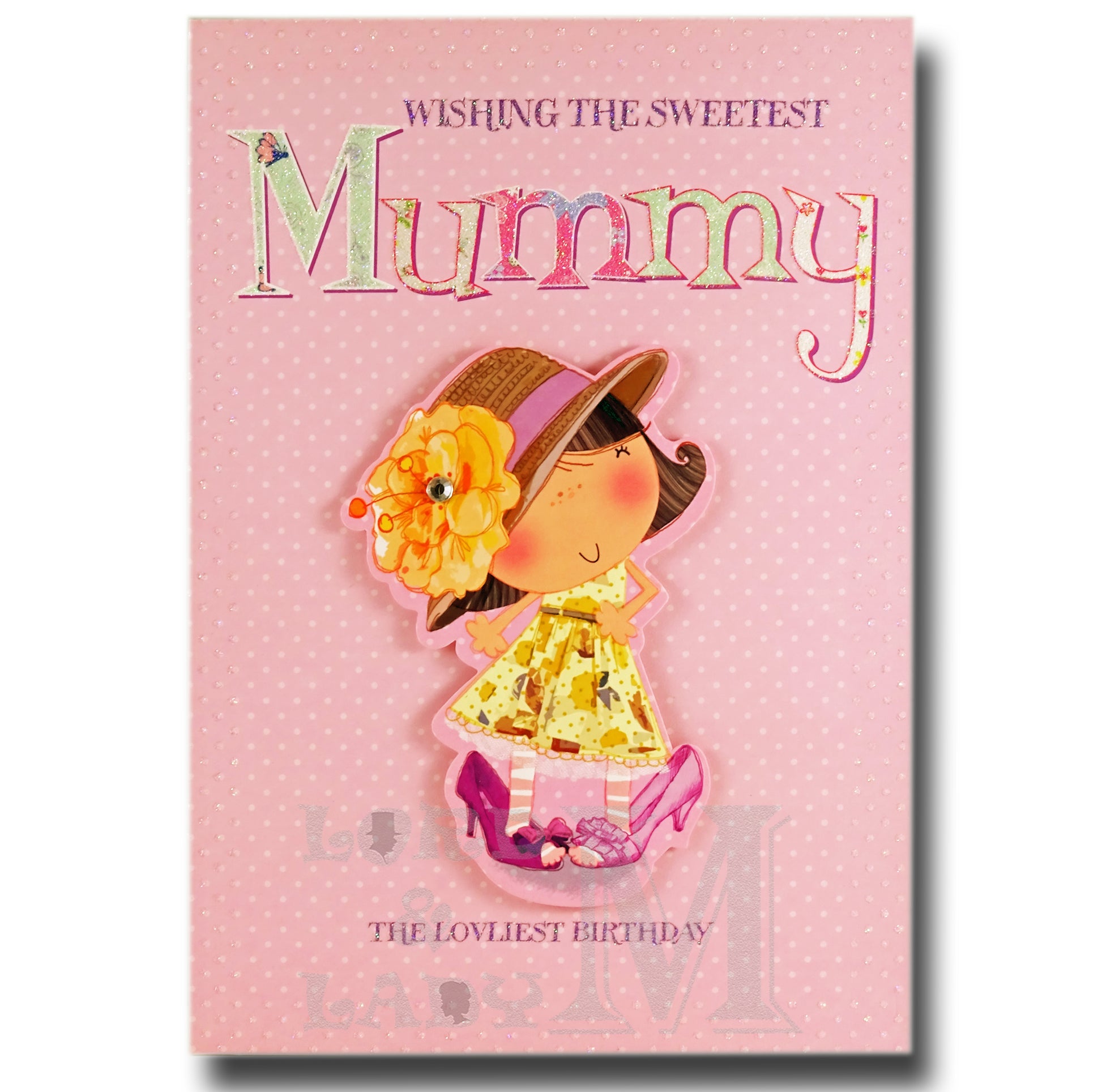 24cm - Wishing The Sweetest Mummy - Lge Let - E