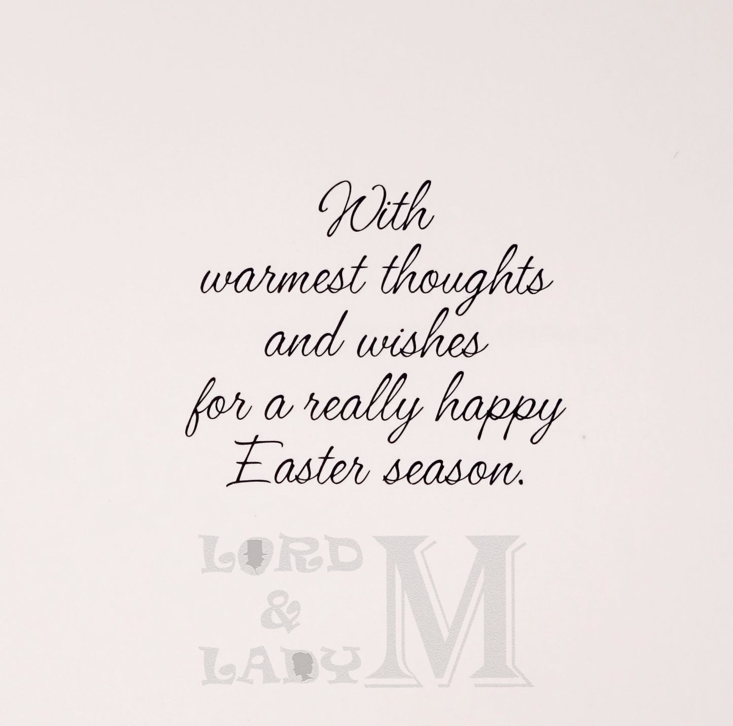 18cm - ... Across The Miles Easter Wishes - E