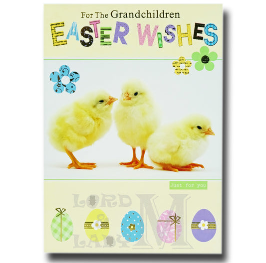 18cm - For The Grandchildren Easter Wishes - E