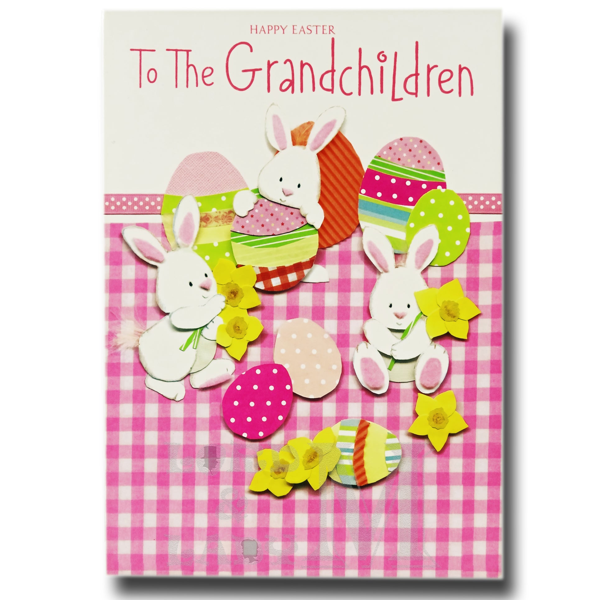 19cm - Happy Easter To The Grandchildren - E