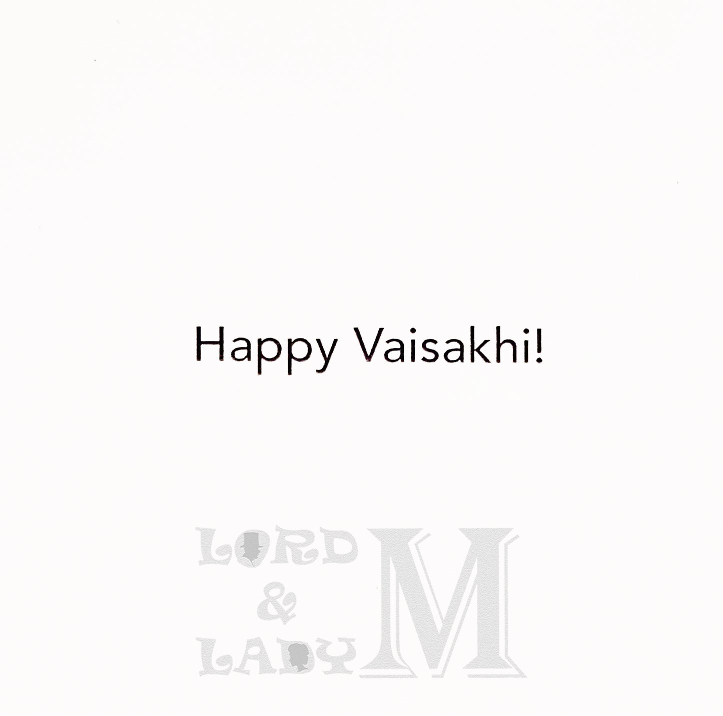 15cm - Happy Vaisakhi - Fireworks - DV