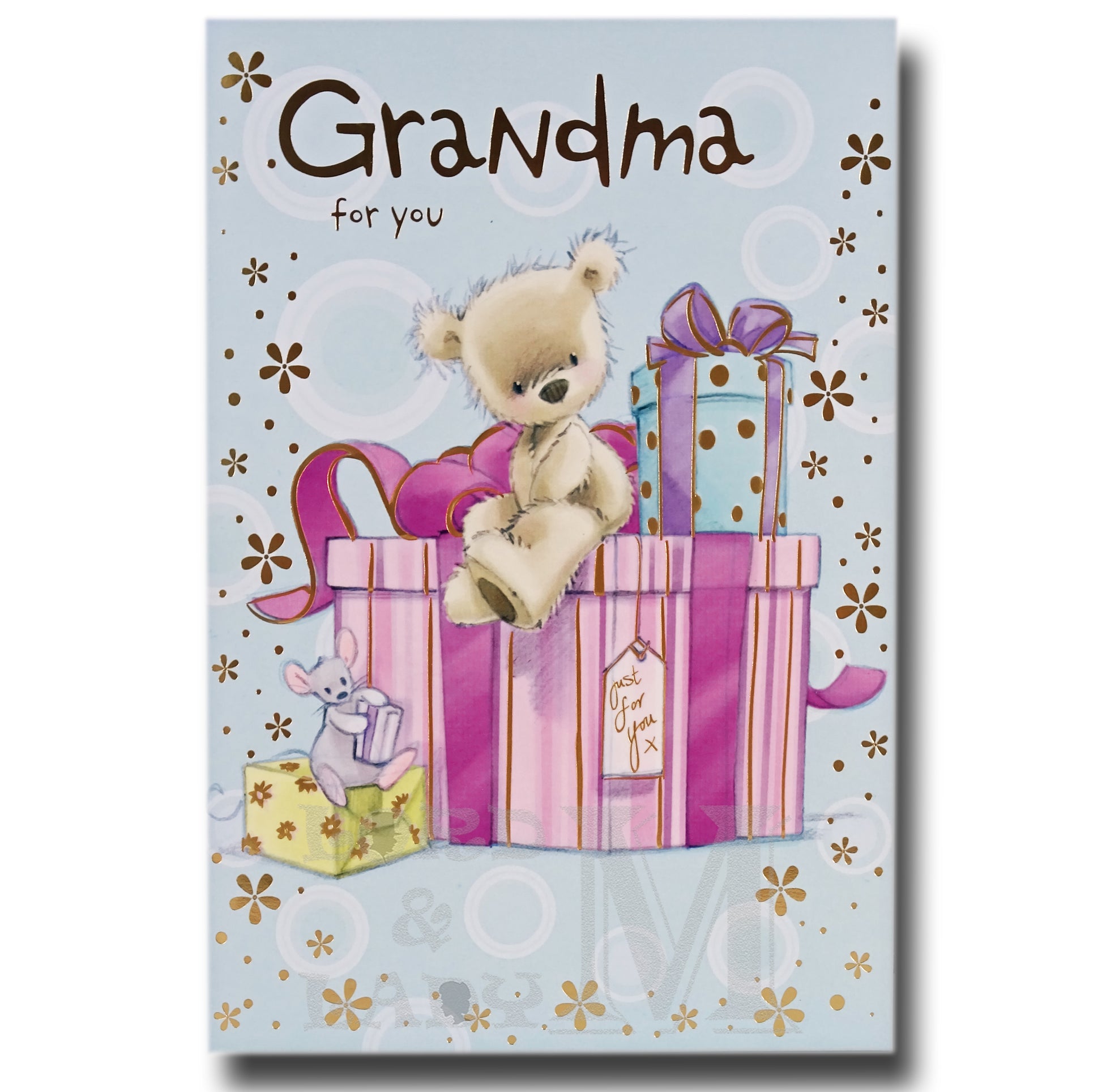 23cm - Grandma For You - Bear Mouse Gifts - E