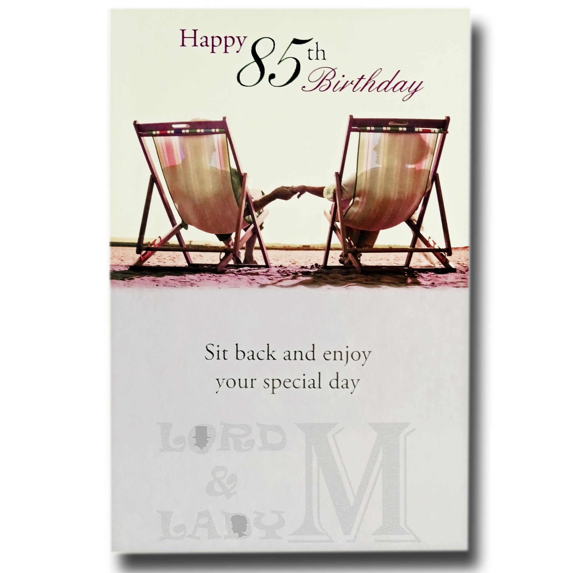 19cm - Happy 85th Birthday Sit Back And Enjoy - OH