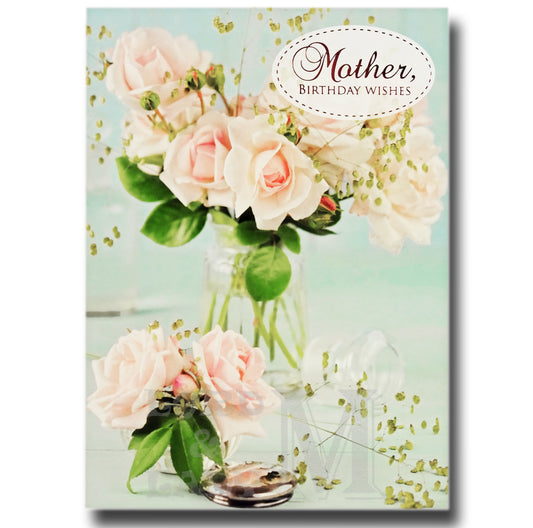 17cm - Mother Birthday Wishes - Roses - OH
