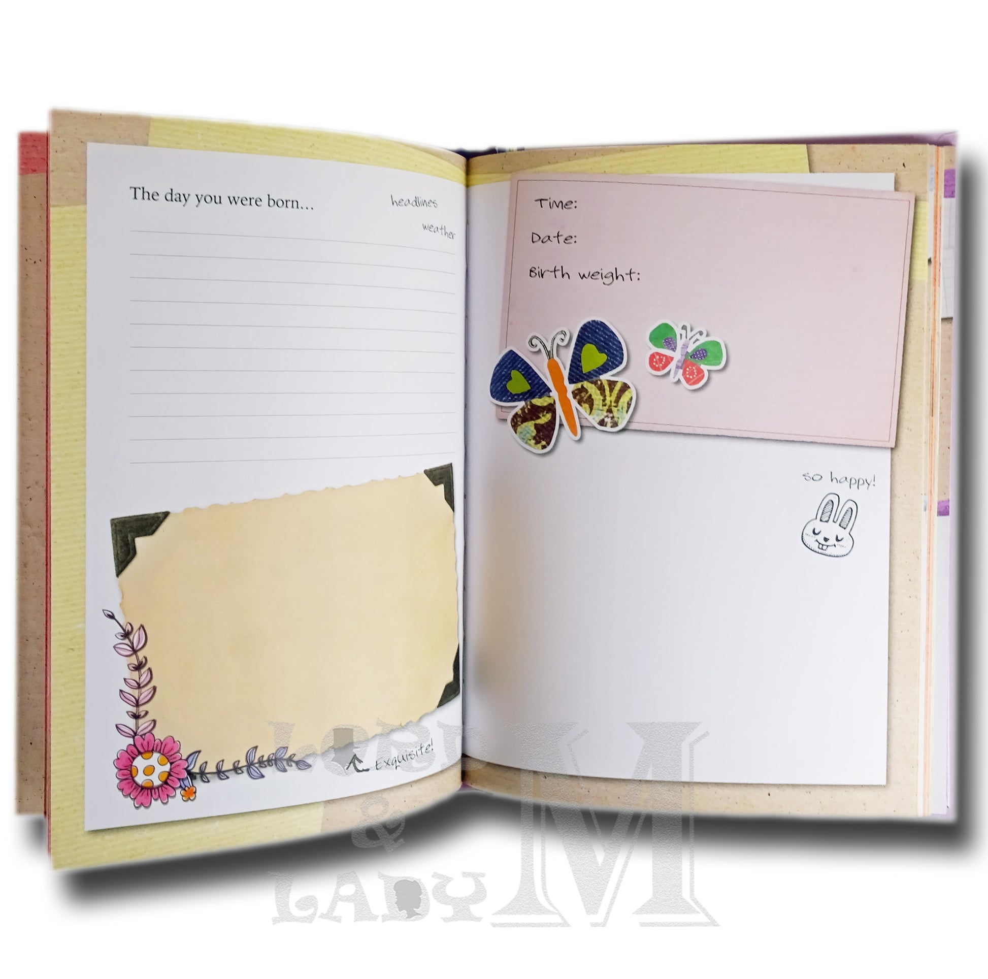 Being Mum - Hardback Our Life Journal - Ideal Mother's Day / Baby Shower Gift