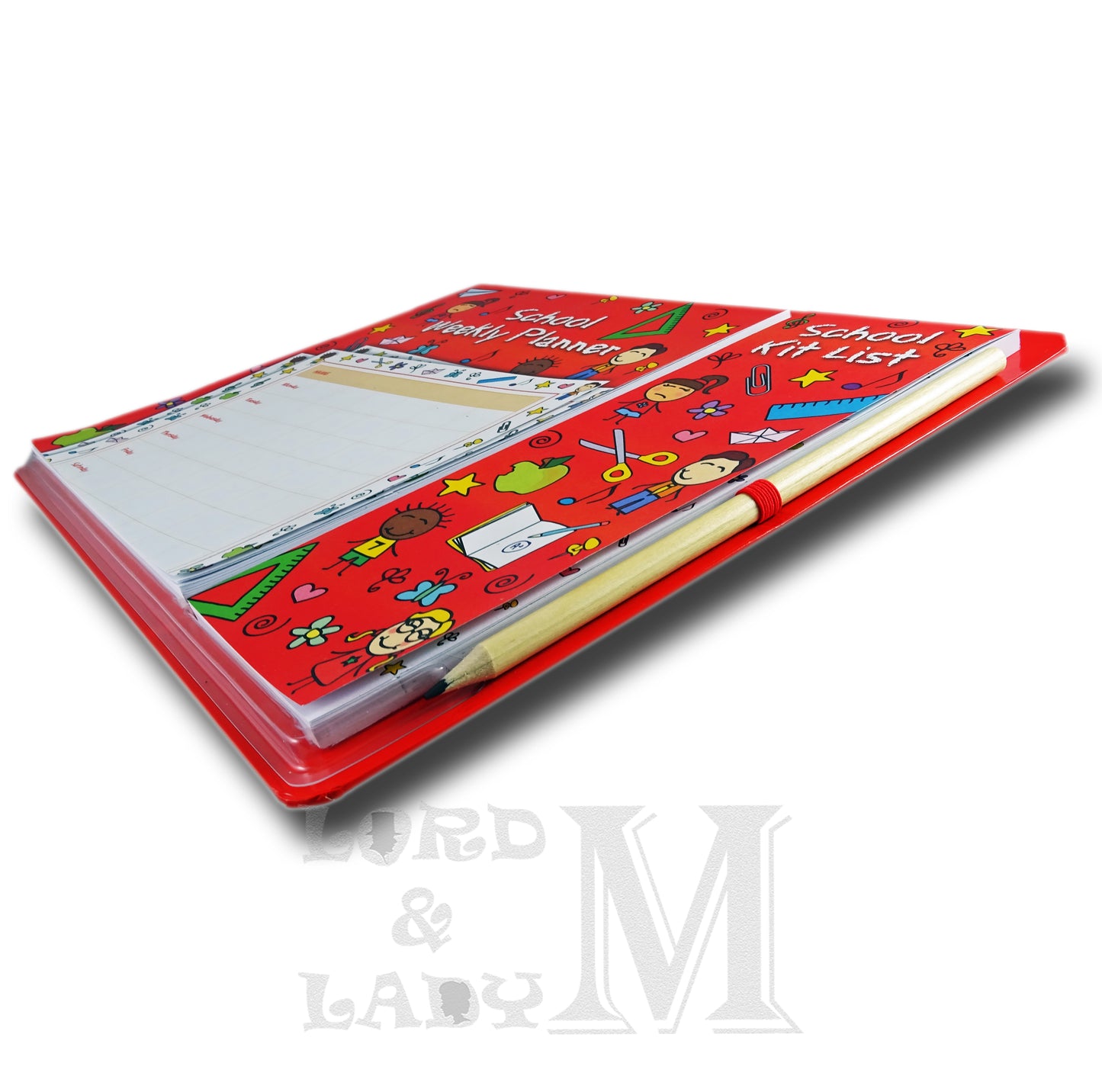School Magnetic Weekly Planner And Kit List - Perfect Gift Idea