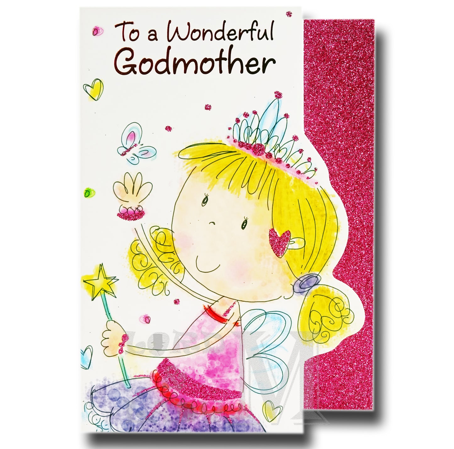 19cm - To A Wonderful Godmother - Fairy - E