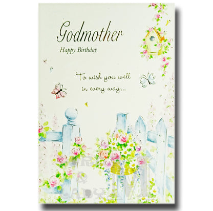 19cm - Godmother Happy Birthday To Wish You .. - E