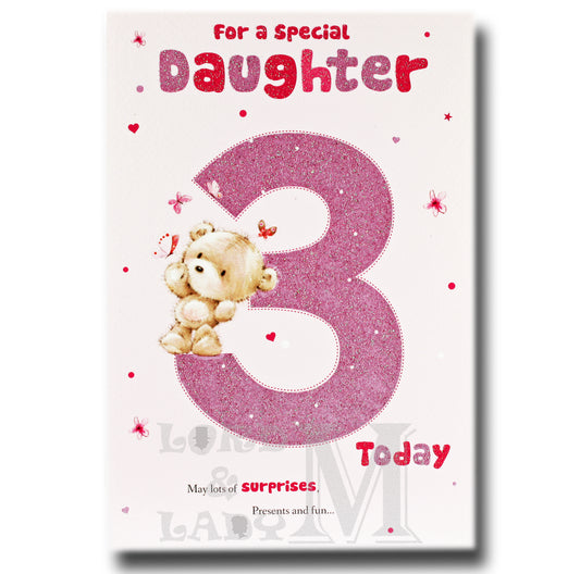 23cm - For A Special Daughter 3 Today May Lots - E