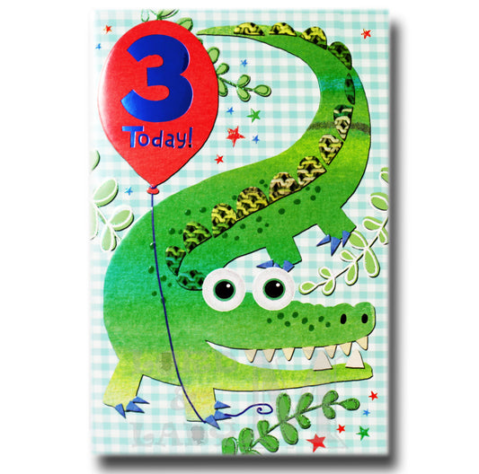 20cm - 3 Today! - Crocodile Alligator - E