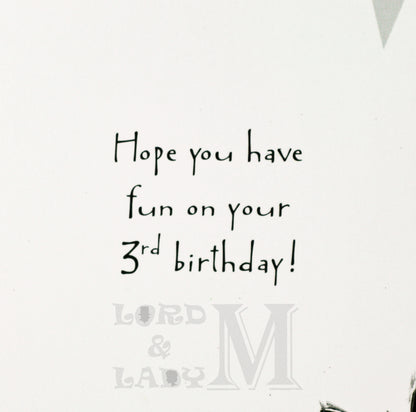 20cm - Today You're 3 Happy Birthday To You - P