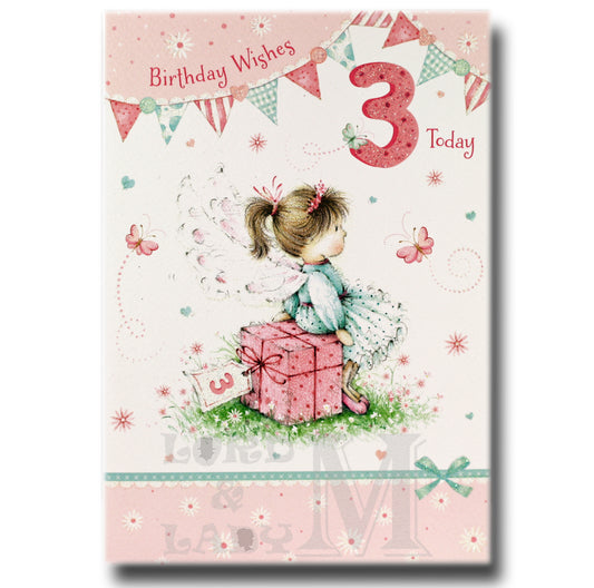 19cm - Birthday Wishes 3 Today - P