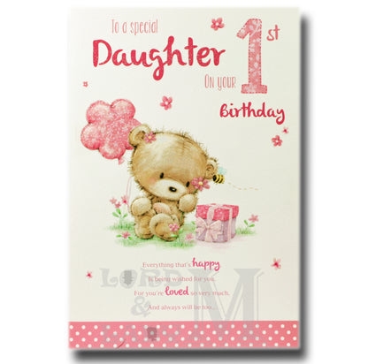 23cm - To A Special Daughter On Your 1st ... - E